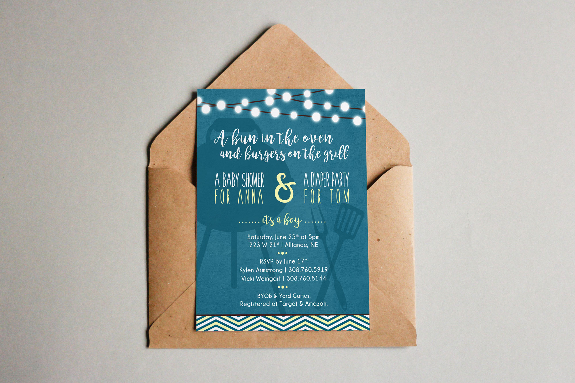 Baby Announcement Invitation