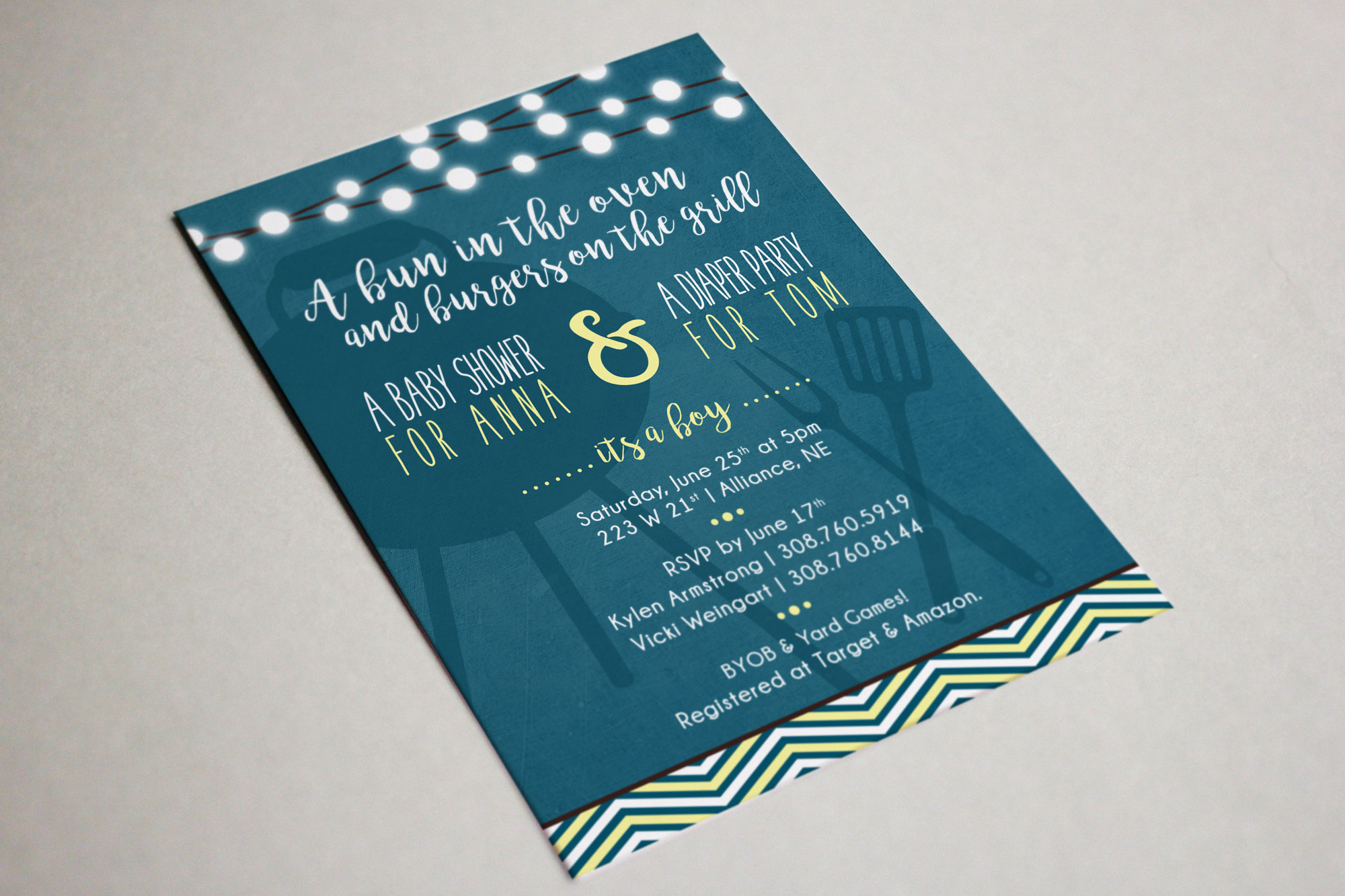 Baby Announcement Invitation