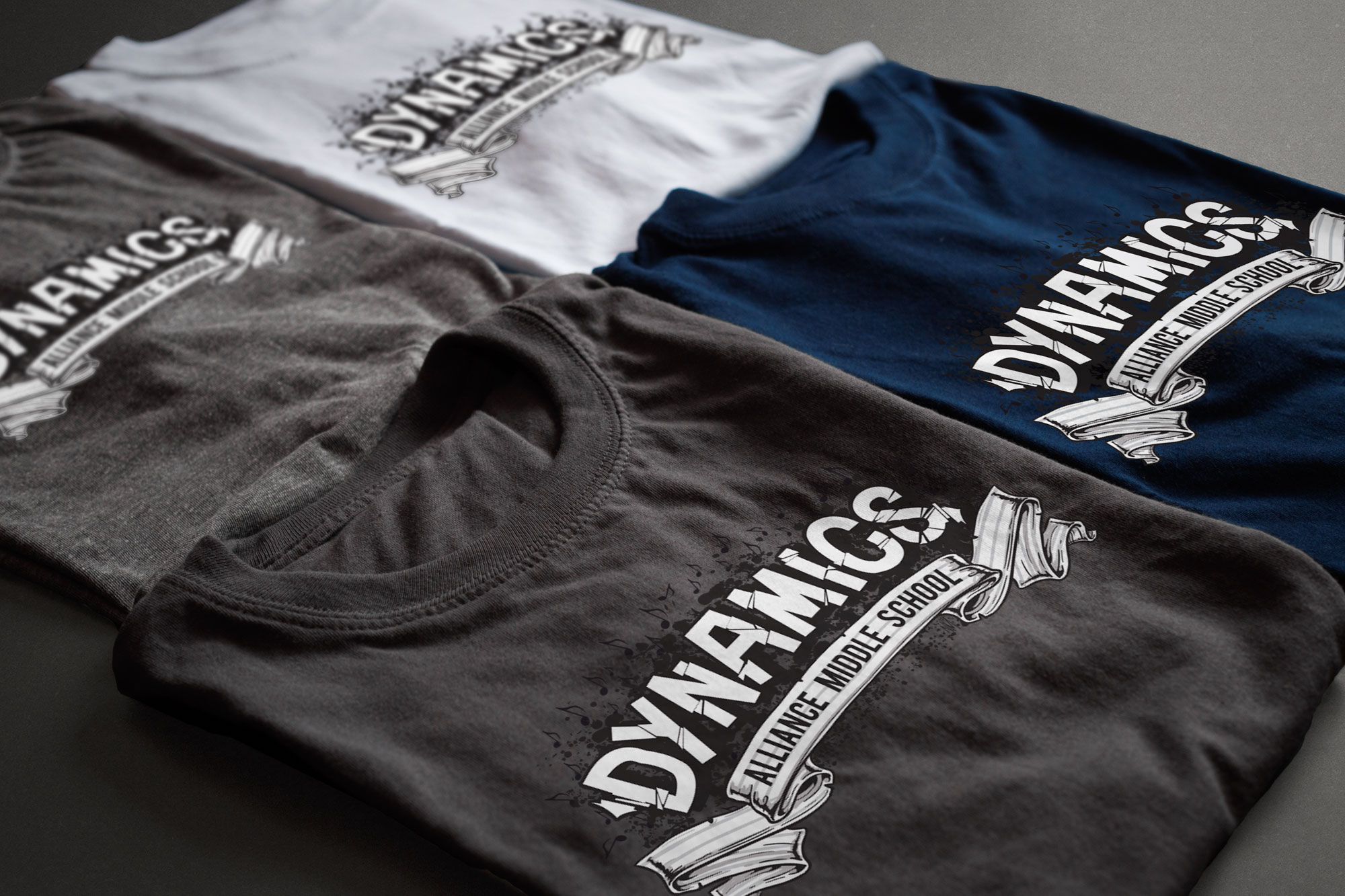 Dynamics Alliance Middle School Shirt Designs Multiple Colors