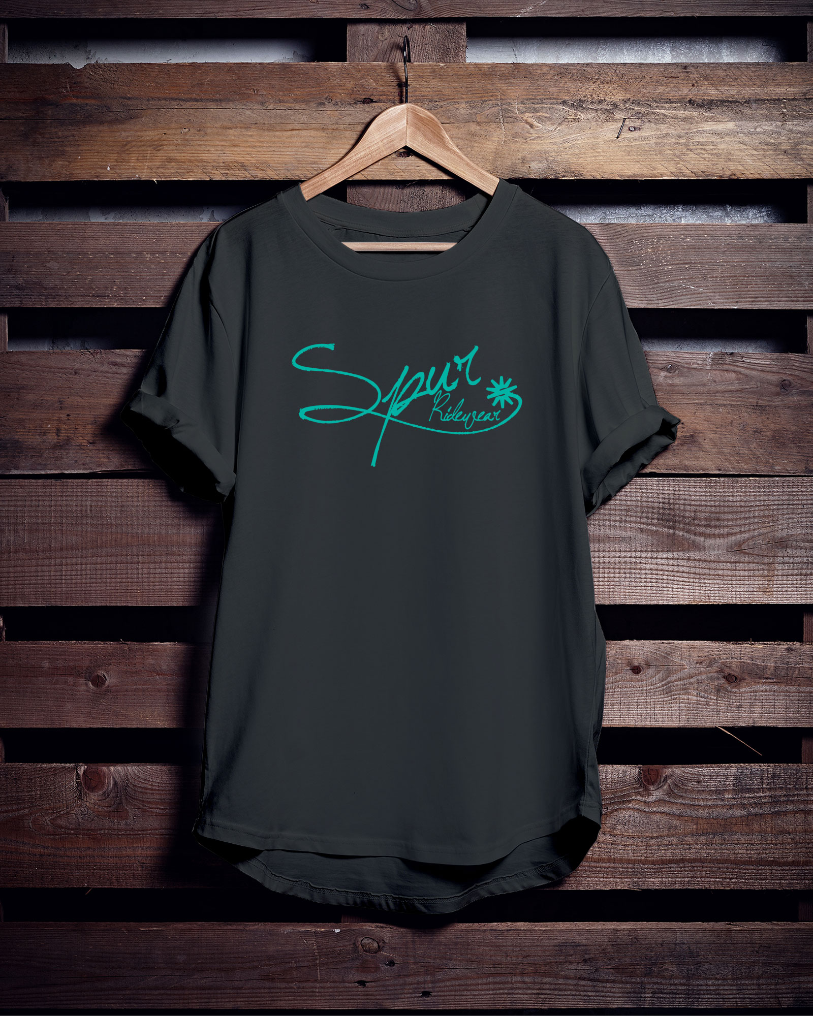 Spur Ridewear Black and Teal