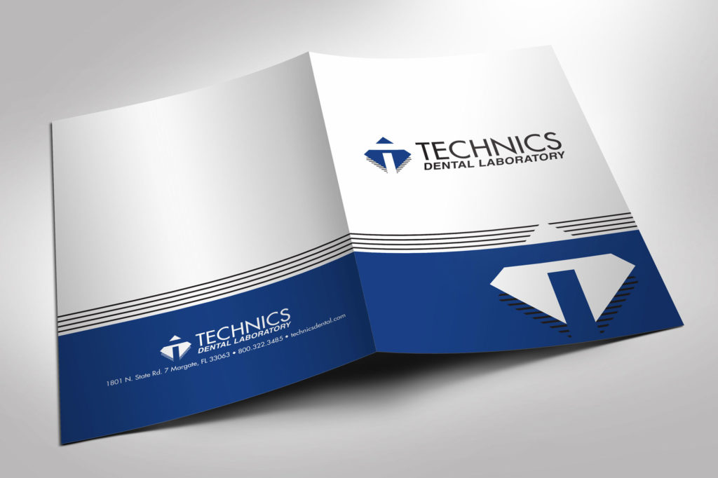 Technics Dental Laboratory Pocket Folder outside