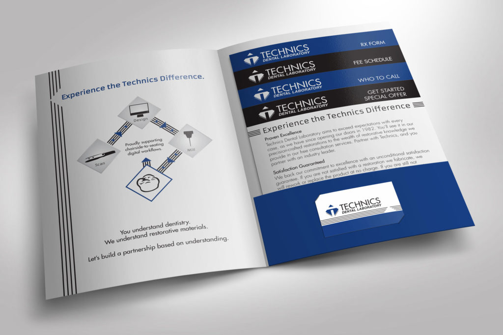 Technics Dental Laboratory Pocket Folder Inside