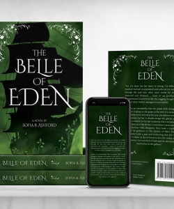 Belle-of-eden-Multi-Paperback-Stack-Presentation-w-phone