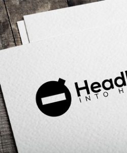 Logo design for Headlong into Harm Press Publishing